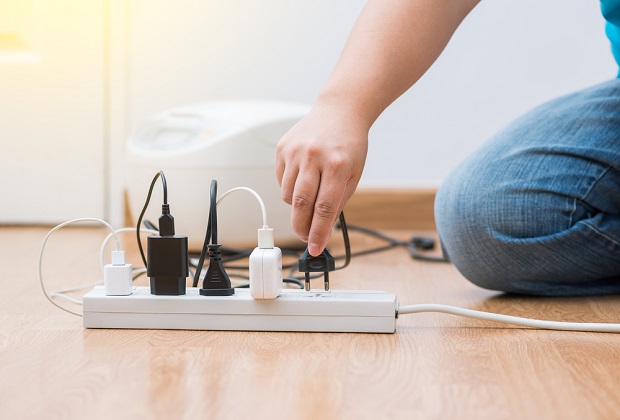 Unplugged cords How to Keep Your Home Safe During Long Vacations