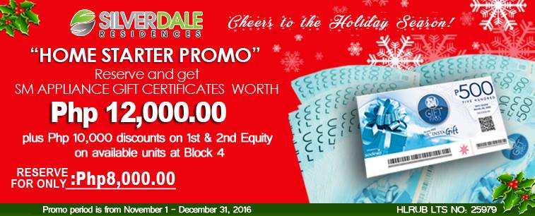 Home Starter Promo Property Discounts and Freebies This Christmas
