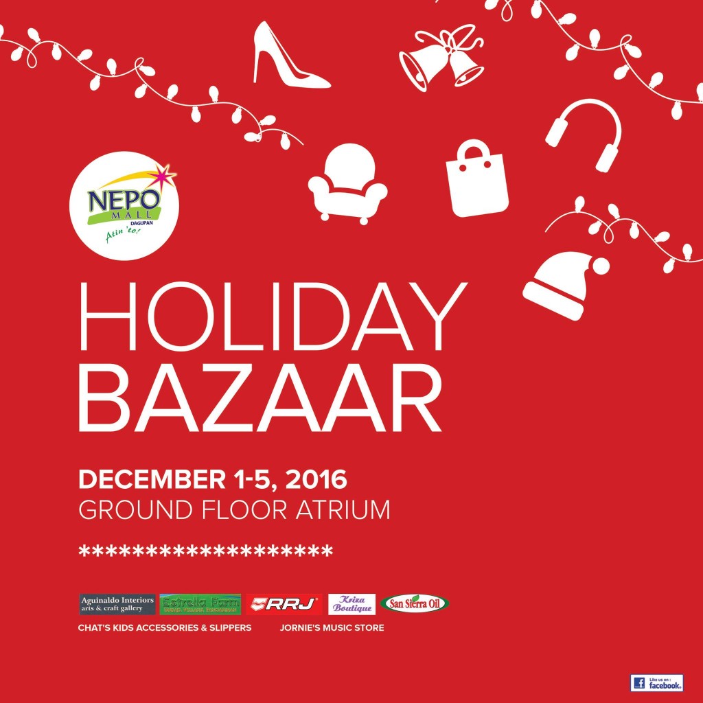2016 Christmas Bazaars in Cebu, Baguio, Davao, Bacolod, Cagayan de Oro and other Cities in the Philippines