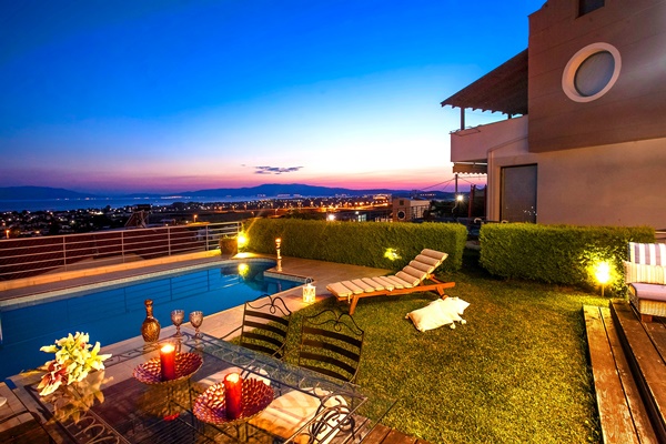 A professionally built, beautiful garden swimming pool you can lounge in when you want to relax at home.