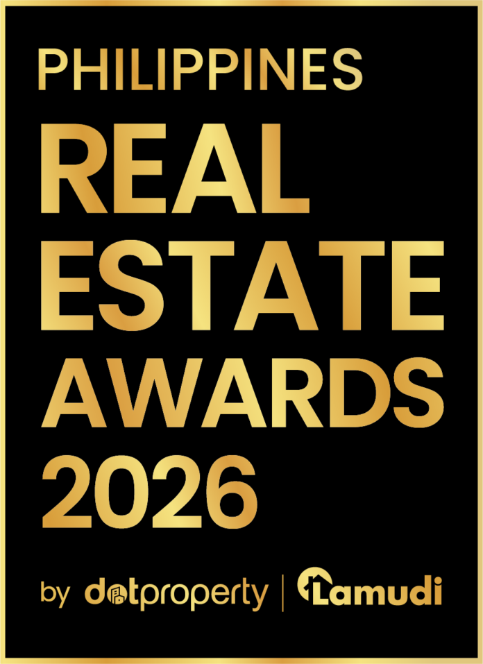 Philippines Real Estate Awards 2026 Logo_Gold Black Background